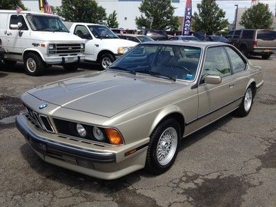 89 635csi coupe hardtop 64k original miles gold tan leather super clean