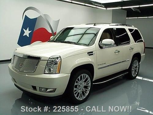 2008 cadillac escalade sunroof nav rear cam dvd 64k mi texas direct auto