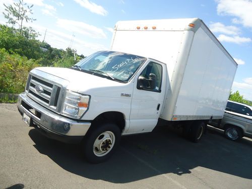 2008 ford e350 super duty boxtruck bad diesel engine tow it away