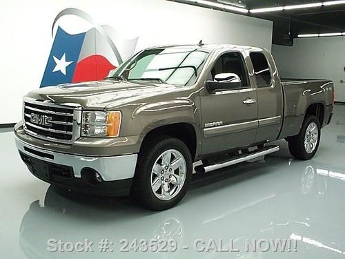 2012 gmc sierra ext cab 4x4 6-pass side steps 20's 11k! texas direct auto