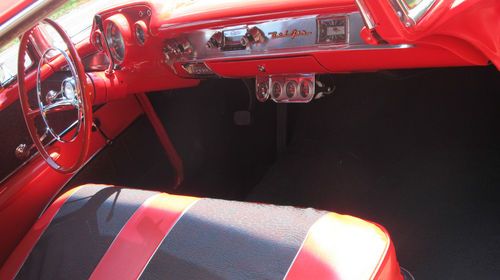 1957 Chevrolet Bel Air 2-Door Hardtop Frame-off Restoration Matador Red Beauty!, image 4