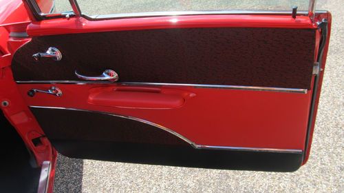 1957 Chevrolet Bel Air 2-Door Hardtop Frame-off Restoration Matador Red Beauty!, image 6