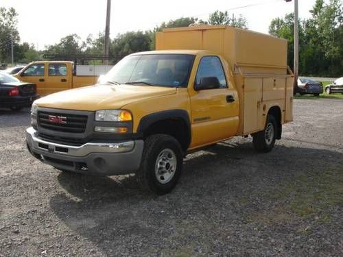 2003 03 gmc sierra c 2500 201k work utility service contractor landscape truck