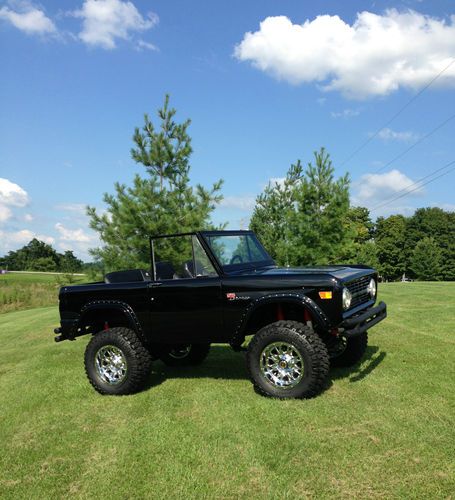 1968 ford bronco half cab custom