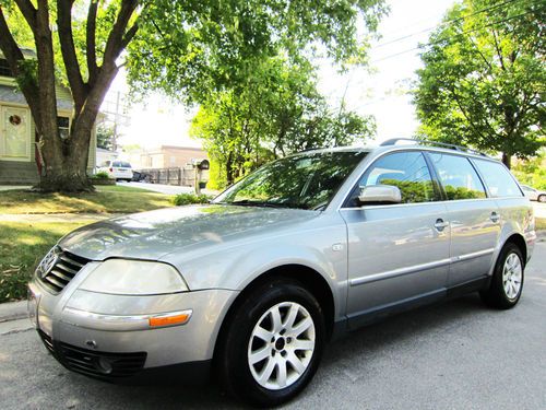 2002 volkswagen passat gls wagon 4-door 1.8l turbo 98k sunroof htd seats nr