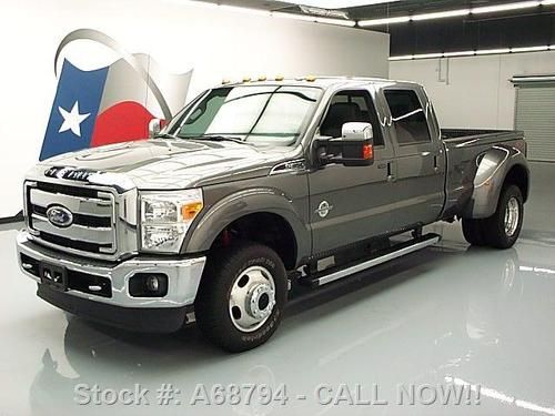 2012 ford f-350 lariat diesel drw fx4 4x4 sunroof 19k! texas direct auto