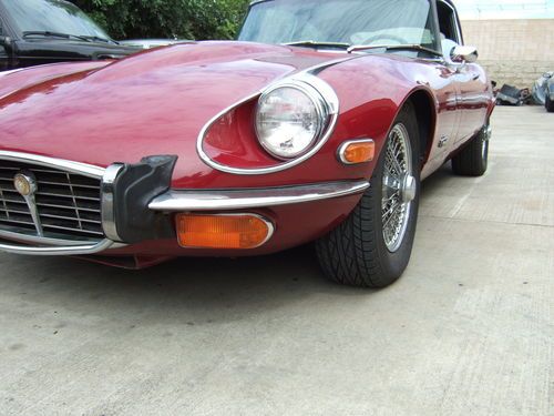 1973 jaguar xke e-type v12 coupe 2+2 stick shift runs amazing low reserve