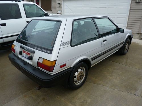 1987 toyota corolla fx16 hatchback 2-door 1.6l rally racer