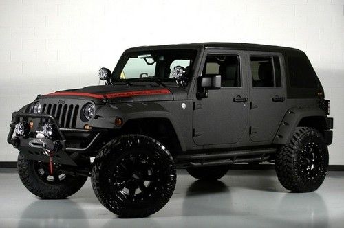 2013 jeep wrangler unlimited sport 4wd fastback top procomp lift kevlar finish