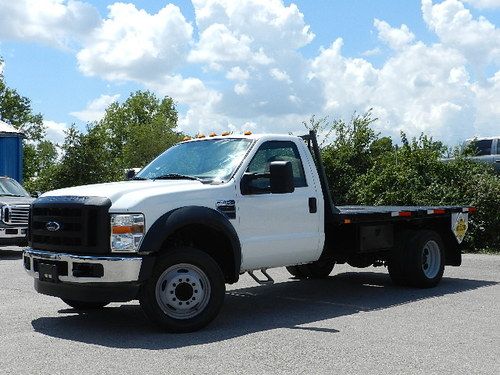 2010 ford f450 flat bed dually 6.4l v8 power stroke diesel gooseneck ready 2 go