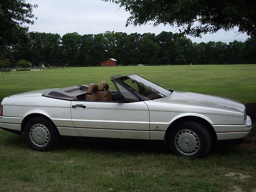 1988 cadillac allante convertible - exceptional condition!