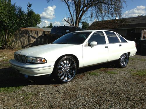 1992 chevy caprice custom car donk on 24s