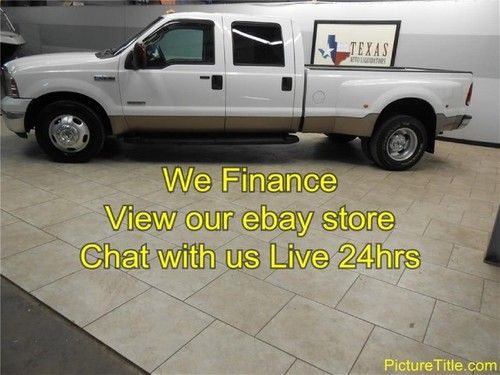 07 f350 dually 2wd 1 ton leather heated seats crew cab finance texas