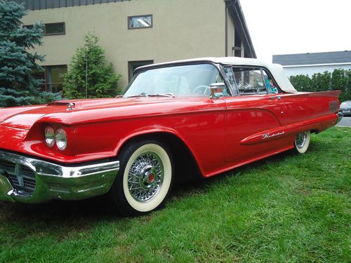 1960 ford thunderbird base convertible 2-door 5.8l