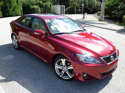 2011 lexus is 250,sports car, low miles, warranty, florida car,sun roof, clean