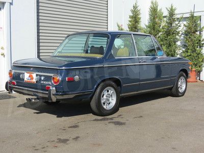 1972 bmw 2002tii recently repainted original atlantik blue with rebuilt engine