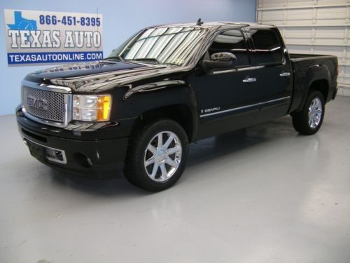 We finance!!!  2008 gmc sierra denali awd nav heated leather bose tow texas auto