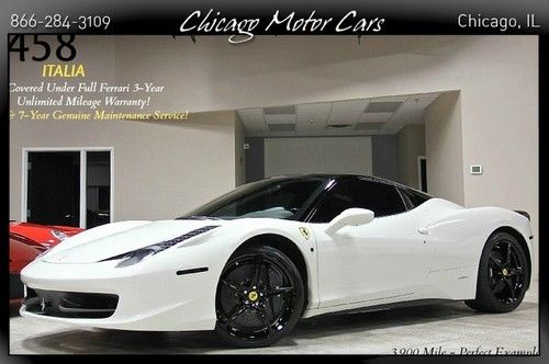 2012 ferrari 458 italia only 3900 miles full unlimited mileage &amp; maintenance !!