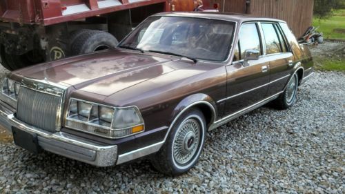 1987 lincoln continental 4 door sedan