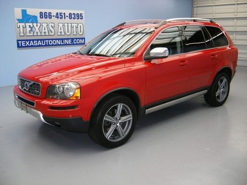 We finance!!!  2010 volvo xc90 r-design awd roof heated leather tv&#039;s texas auto
