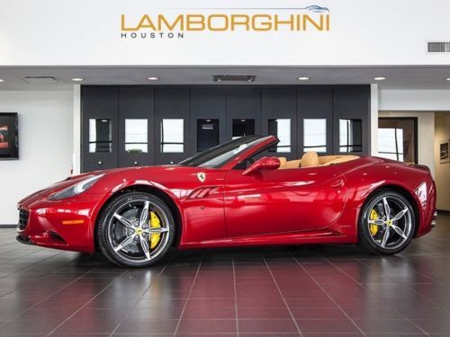 2013 ferrari california 2+2 rosso maranello heavily optioned only 287 miles