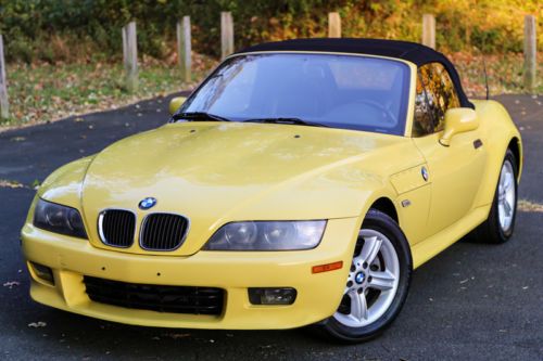 2000 bmw z3 convertible auto southern car low 69k miles dakar yellow