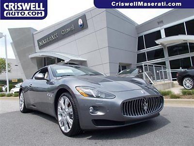 New 2013 maserati granturismo sport nav convertible bianco white ferrari v8