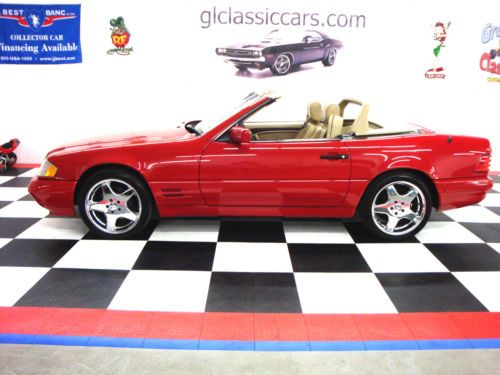 1998 mercedes benz sl500 roadster v8 chrome wheels low miles low reserve