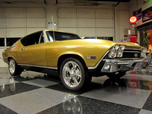 1968 chevrolet chevelle ss, big block engine with 3 deuce carbs, custom wheels!