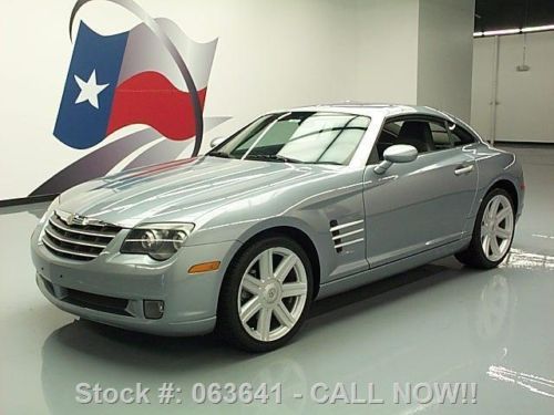 2006 chrysler crossfire ltd heated leather spoiler 33k texas direct auto