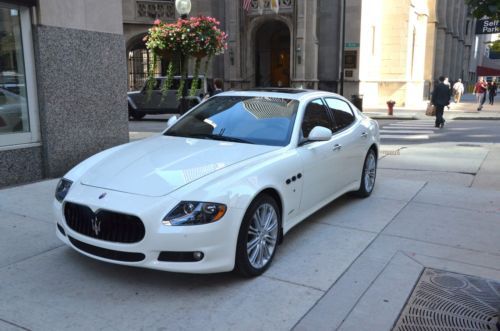 2013 quattroporte s bianco on sabiah one owner car call chris @ 630-624-3600