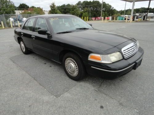 2000 black ford crown victoria 4 door sedan one owner