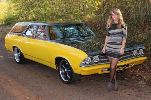 1969 Chevy Chevelle Concours Custom Good Guys Theme PW PDB MUST SEE wagon, image 2