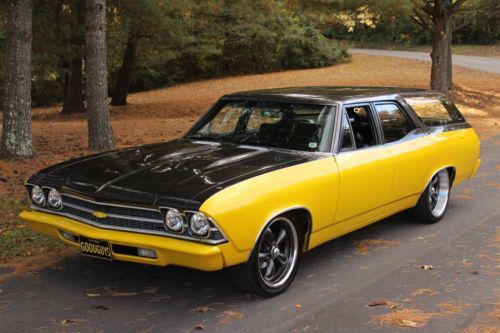 1969 Chevy Chevelle Concours Custom Good Guys Theme PW PDB MUST SEE wagon, image 3