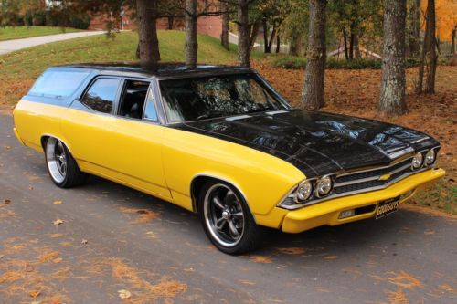 1969 Chevy Chevelle Concours Custom Good Guys Theme PW PDB MUST SEE wagon, image 9