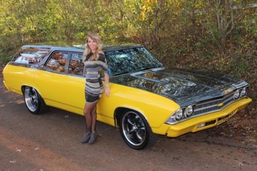 1969 Chevy Chevelle Concours Custom Good Guys Theme PW PDB MUST SEE wagon, image 27