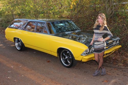 1969 Chevy Chevelle Concours Custom Good Guys Theme PW PDB MUST SEE wagon, image 42