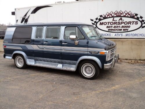 1990 chevrolet g20 conversion van 1 owner non nicer 100k act miles must see!!!!!