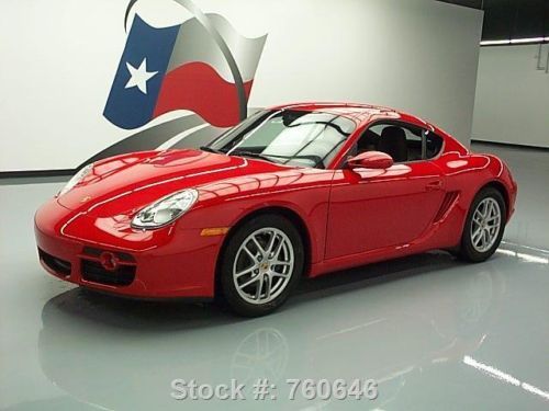 2007 porsche cayman 5-speed heated leather spoiler 8k texas direct auto