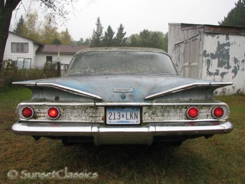 1960 chevy bel air very original &amp; field fresh btwn impala and biscayne, belair!