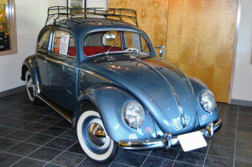 1954 classic beetle, completely restored, original 6v system, 36hp, incredible!