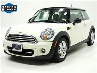 2011 mini cooper 2dr hardtop auto am/fm/cd sat radio usb/aux bluetooth one owner