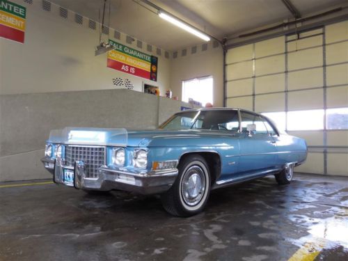 1971 cadillac deville coupe everything 100% original