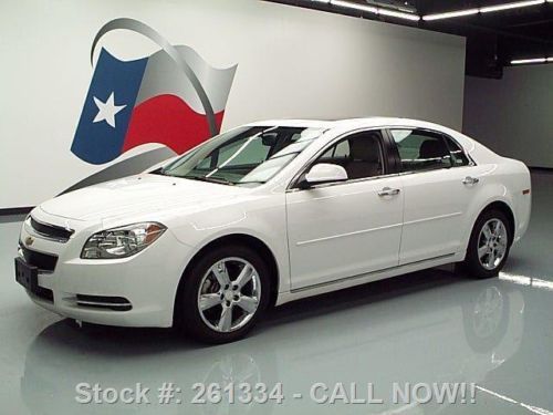 2012 chevy malibu 2lt heated leather sunroof only 38k texas direct auto