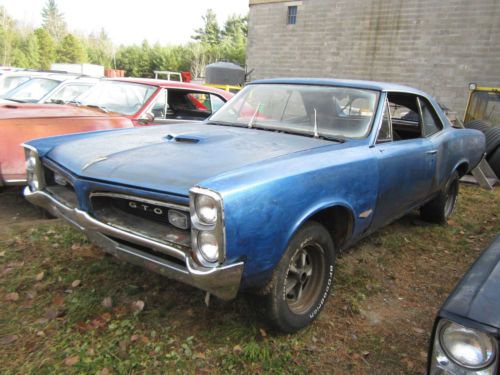 1966 gto phs verified tri-powered