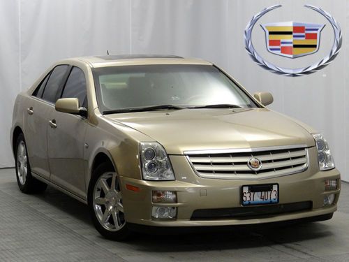 2005 cadillac sts, cts, gold, spoiler, navigation, bose, chrome wheels, leather