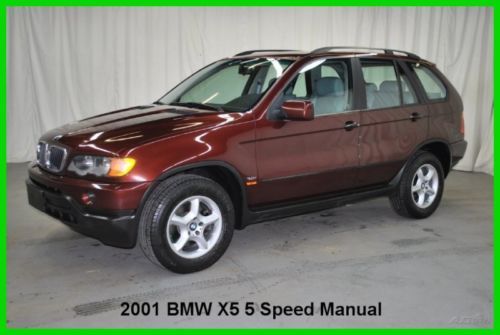 01 bmw x5 3.0 5 speed manual awd nav one owner no reserve