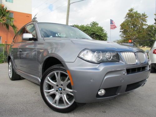07 bmw x3 3.0si m sport package premium leather panorama roof low miles clean