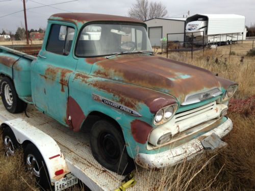 1959 chevy short bed pickup truck 55 56 57 58 59 custom or original you choose!