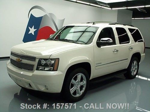 2013 chevy tahoe ltz sunroof nav  dvd 20&#034; wheels 7k mi texas direct auto